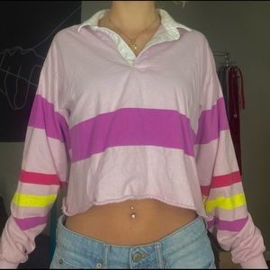 American Eagle Long Sleeve Crop Top